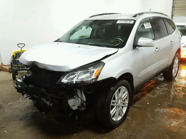 1GNKVGKD7DJ151167 - 2013 CHEVROLET TRAVERSE L SILVER photo 2