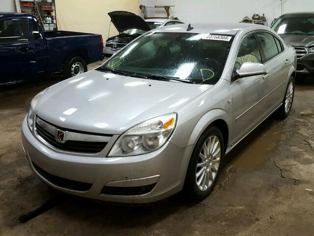 1G8ZV57728F160683 - 2008 SATURN AURA XR SILVER photo 2