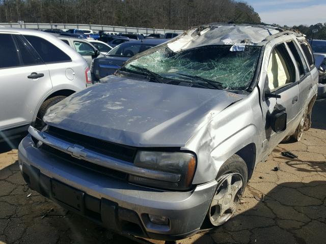 1GNDS13S982166412 - 2008 CHEVROLET TRAILBLAZE SILVER photo 2