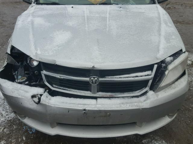 1B3LC56K98N267129 - 2008 DODGE AVENGER SX SILVER photo 7