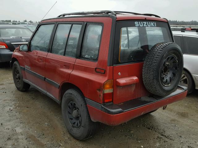 JS3TD02V3P4113519 - 1993 SUZUKI SIDEKICK J MAROON photo 3