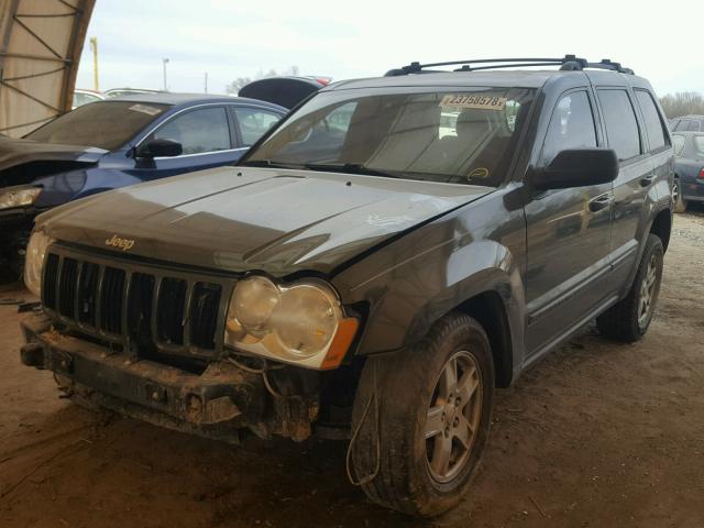 1J8HR48P97C700120 - 2007 JEEP GRAND CHER GREEN photo 2