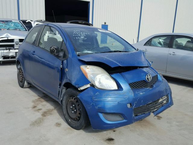 JTDJT4K39A5290575 - 2010 TOYOTA YARIS BLUE photo 1