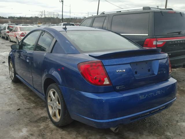 1G8AY14P96Z174254 - 2006 SATURN ION REDLIN BLUE photo 3