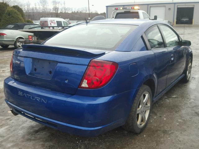 1G8AY14P96Z174254 - 2006 SATURN ION REDLIN BLUE photo 4
