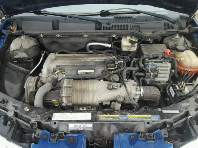 1G8AY14P96Z174254 - 2006 SATURN ION REDLIN BLUE photo 7
