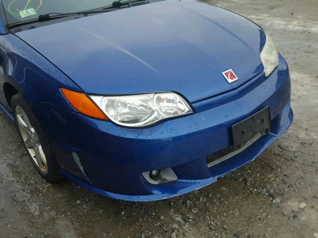 1G8AY14P96Z174254 - 2006 SATURN ION REDLIN BLUE photo 9