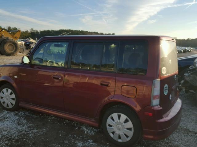 JTLKT324364065481 - 2006 TOYOTA SCION XB RED photo 9