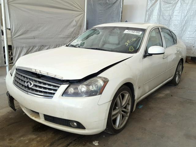 JNKBY01E76M203799 - 2006 INFINITI M45 BASE WHITE photo 2