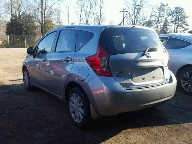 3N1CE2CP2EL431150 - 2014 NISSAN VERSA NOTE SILVER photo 3