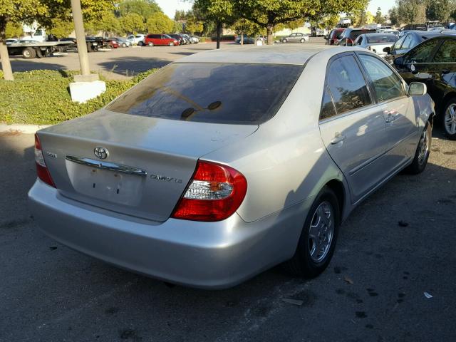 4T1BE32K22U074991 - 2002 TOYOTA CAMRY LE TAN photo 4