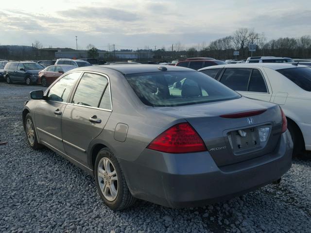 1HGCM56806A108456 - 2006 HONDA ACCORD EX GRAY photo 3