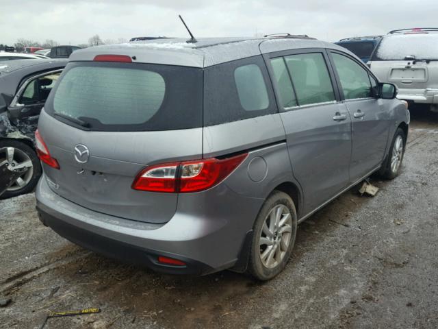 JM1CW2BL6D0145466 - 2013 MAZDA 5 GRAY photo 4