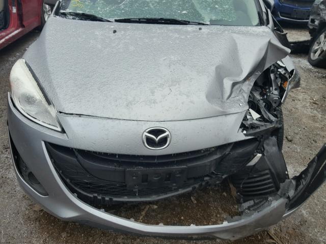 JM1CW2BL6D0145466 - 2013 MAZDA 5 GRAY photo 7