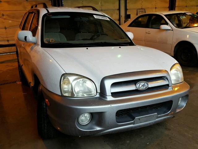 KM8SC73D65U973273 - 2005 HYUNDAI SANTA FE G WHITE photo 1