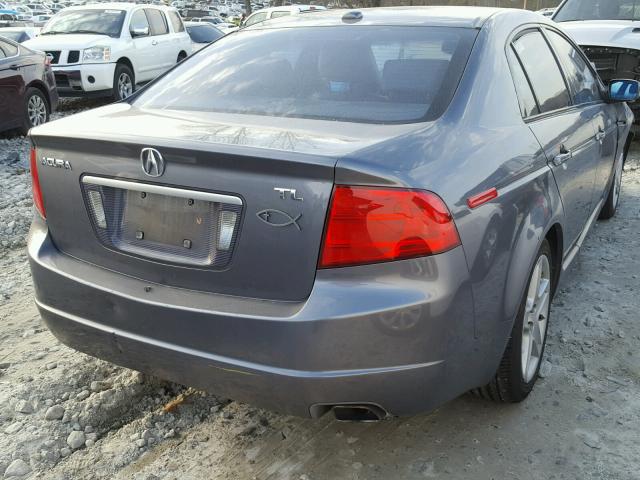 19UUA66215A060012 - 2005 ACURA TL GRAY photo 4