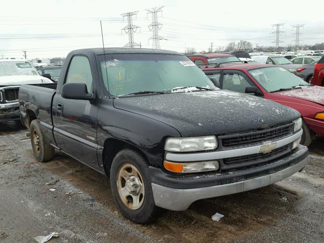 1GCEC14V5XZ175925 - 1999 CHEVROLET SILVERADO BLACK photo 1