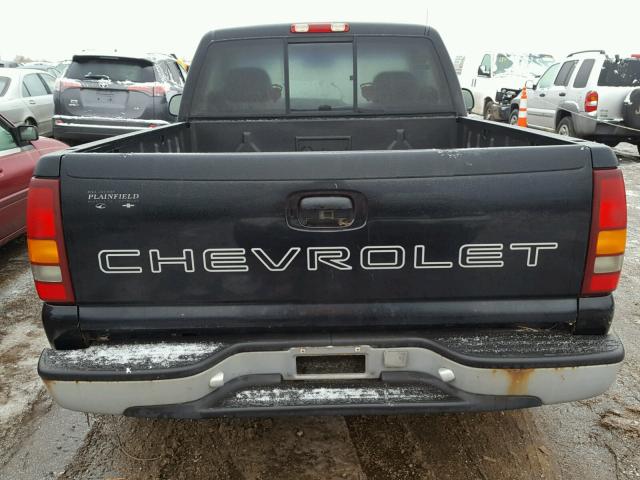 1GCEC14V5XZ175925 - 1999 CHEVROLET SILVERADO BLACK photo 6