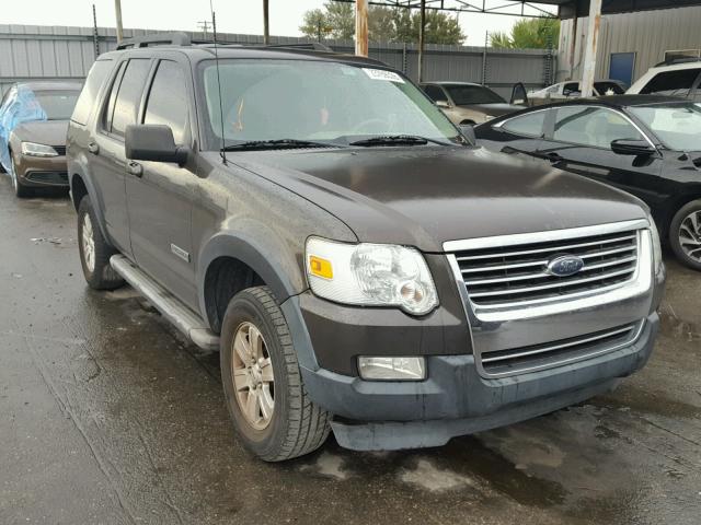 1FMEU63E97UA99257 - 2007 FORD EXPLORER X GRAY photo 1