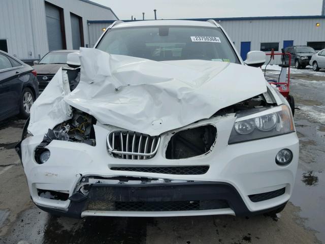 5UXWX9C59D0A32230 - 2013 BMW X3 XDRIVE2 WHITE photo 7