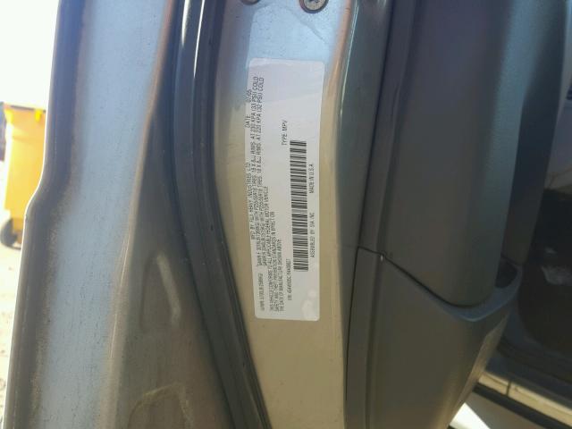 4S4WX85C764409827 - 2006 SUBARU B9 TRIBECA SILVER photo 10