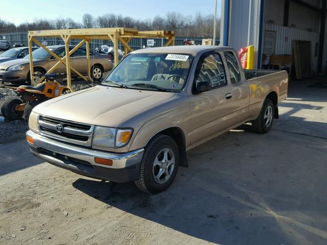 4TAVL52N9VZ236342 - 1997 TOYOTA TACOMA XTR GOLD photo 2