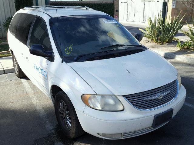 2C8GP64L42R567160 - 2002 CHRYSLER TOWN & COU WHITE photo 1