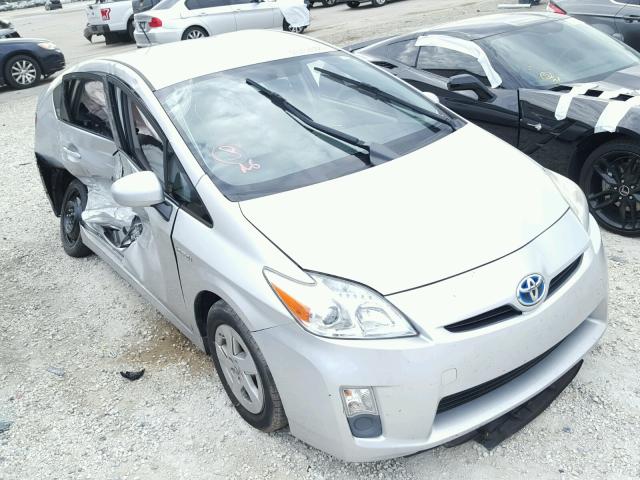 JTDKN3DU3B1364984 - 2011 TOYOTA PRIUS SILVER photo 1