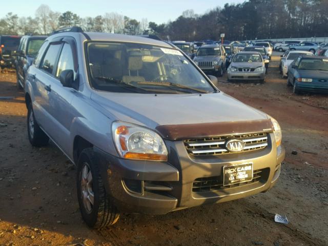 KNDJF724087498506 - 2008 KIA SPORTAGE L SILVER photo 1