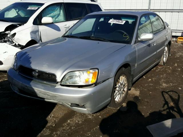 4S3BE625247207850 - 2004 SUBARU LEGACY L S SILVER photo 2