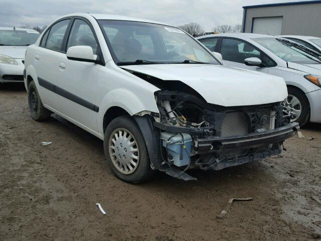 KNADE123876189601 - 2007 KIA RIO BASE WHITE photo 1