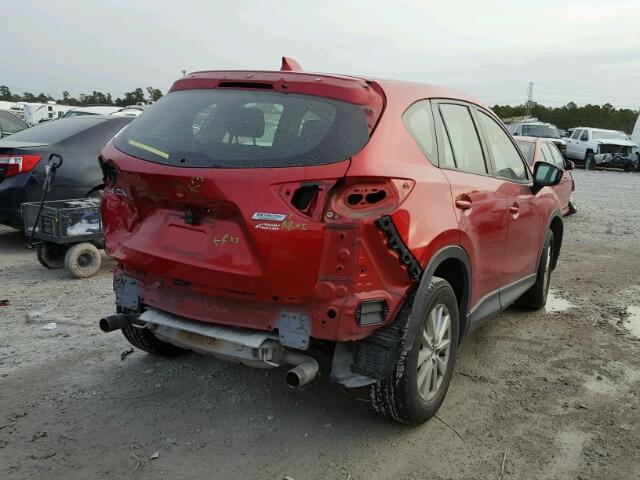 JM3KE2BE0E0365355 - 2014 MAZDA CX-5 SPORT RED photo 4