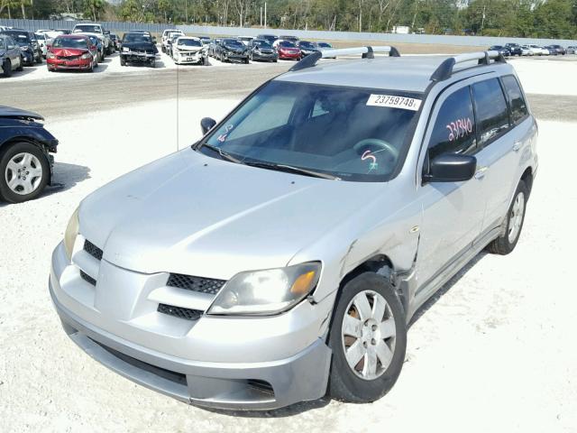 JA4LX31G93U049470 - 2003 MITSUBISHI OUTLANDER GRAY photo 2