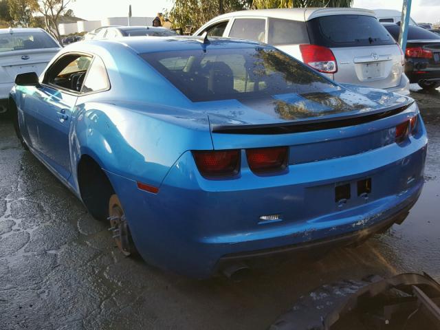 2G1FS1EW4B9144045 - 2011 CHEVROLET CAMARO SS BLACK photo 3