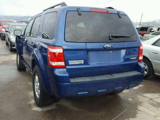 1FMCU93148KC84478 - 2008 FORD ESCAPE XLT BLUE photo 3