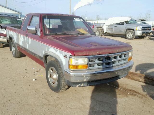 1B7GL23Y5SS174995 - 1995 DODGE DAKOTA RED photo 1