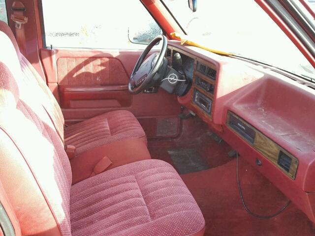 1B7GL23Y5SS174995 - 1995 DODGE DAKOTA RED photo 5