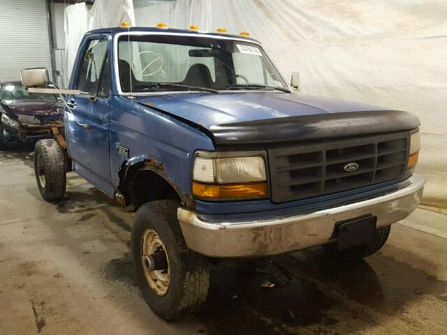 2FTHF36G3SCA58400 - 1995 FORD F350 BLUE photo 1