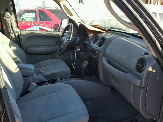 1J4GK48K86W237857 - 2006 JEEP LIBERTY SP BLACK photo 5