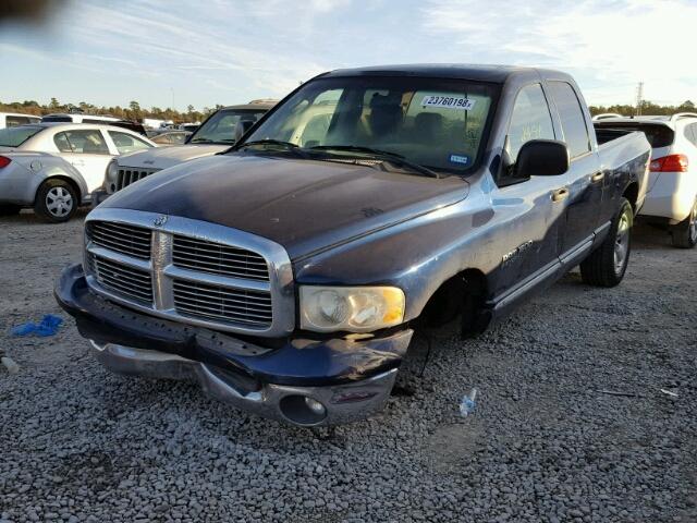 1D7HA18N25J647478 - 2005 DODGE RAM 1500 S BLUE photo 2