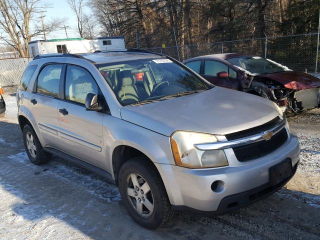 2CNDL13F776093241 - 2007 CHEVROLET EQUINOX LS SILVER photo 1