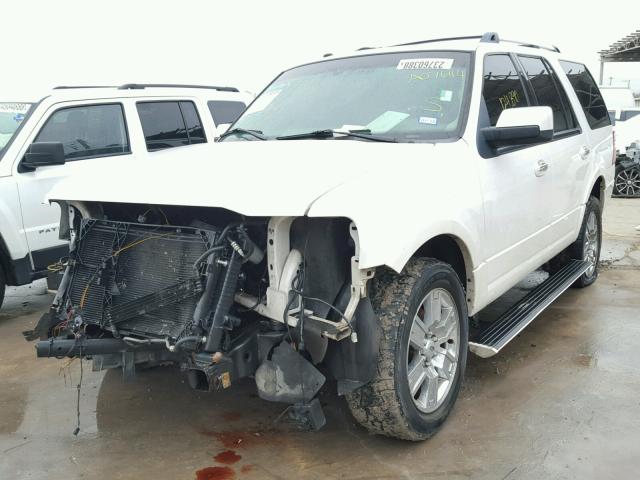 1FMJU1K51AEA07644 - 2010 FORD EXPEDITION WHITE photo 2