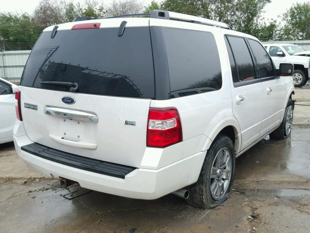 1FMJU1K51AEA07644 - 2010 FORD EXPEDITION WHITE photo 4