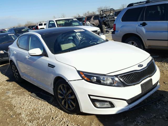 5XXGN4A75FG474536 - 2015 KIA OPTIMA EX WHITE photo 1