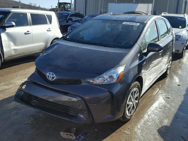 JTDZN3EUXFJ018711 - 2015 TOYOTA PRIUS V GRAY photo 2