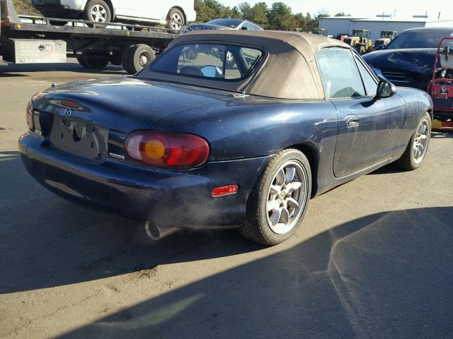 JM1NB3539X0119227 - 1999 MAZDA MX-5 MIATA BLUE photo 4