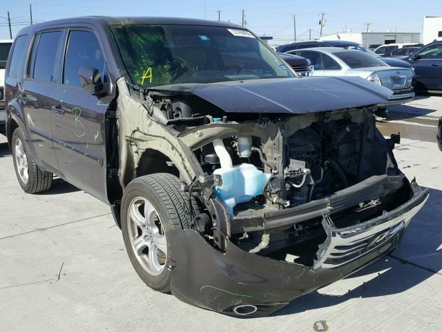 5FNYF3H58CB025477 - 2012 HONDA PILOT EXL GRAY photo 1