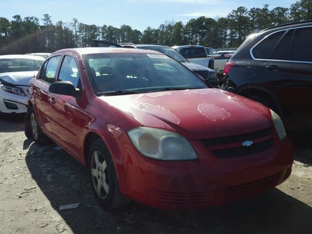 1G1AK52FX57530917 - 2005 CHEVROLET COBALT RED photo 1