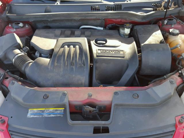 1G1AK52FX57530917 - 2005 CHEVROLET COBALT RED photo 7