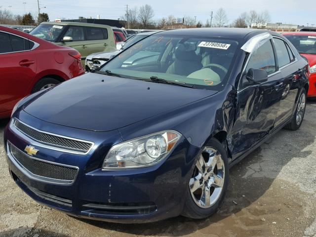 1G1ZB5E11BF220837 - 2011 CHEVROLET MALIBU LS BLUE photo 2